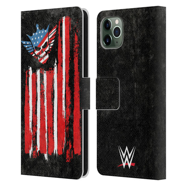 WWE Cody Rhodes American Nightmare Flag Leather Book Wallet Case Cover For Apple iPhone 11 Pro Max