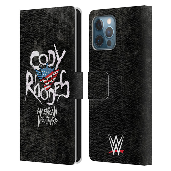 WWE Cody Rhodes Distressed Name Leather Book Wallet Case Cover For Apple iPhone 12 Pro Max
