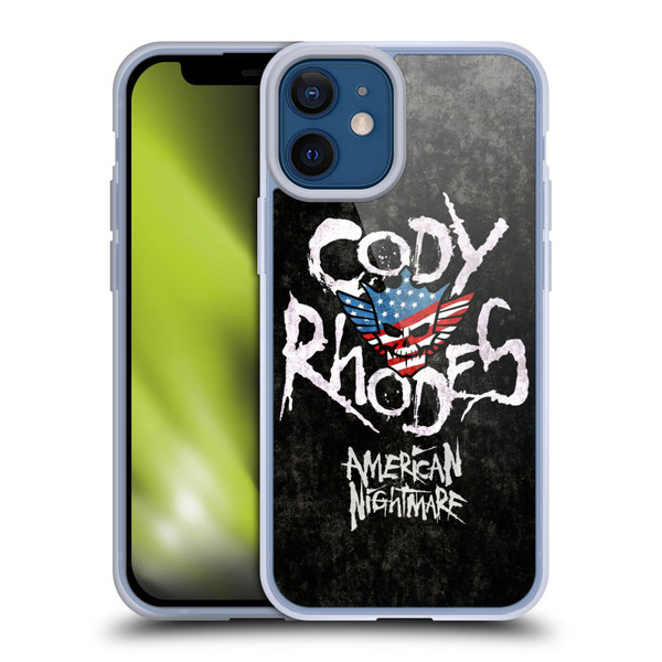 WWE Cody Rhodes Distressed Name Soft Gel Case for Apple iPhone 12 Mini & MagSafe