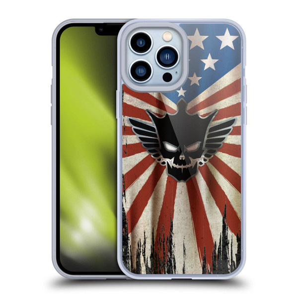 WWE Cody Rhodes Distressed Flag Soft Gel Case for Apple iPhone 13 Pro Max & MagSafe