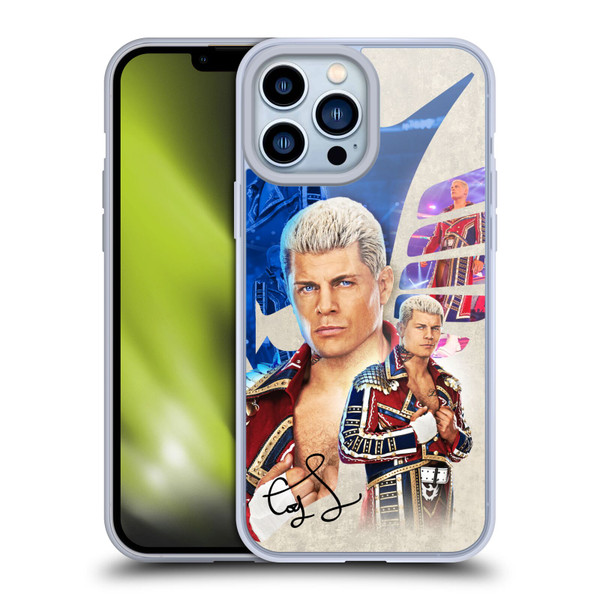 WWE Cody Rhodes Superstar Graphics Soft Gel Case for Apple iPhone 13 Pro Max & MagSafe