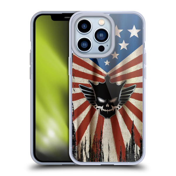 WWE Cody Rhodes Distressed Flag Soft Gel Case for Apple iPhone 13 Pro & MagSafe