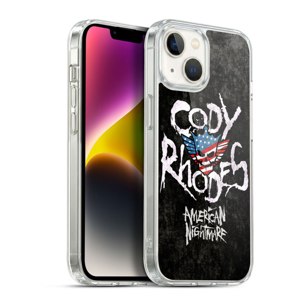 WWE Cody Rhodes Distressed Name Soft Gel Case for Apple iPhone 14
