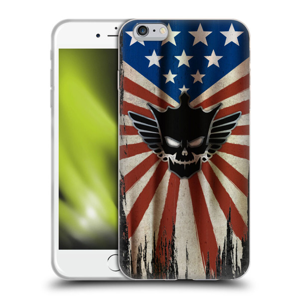 WWE Cody Rhodes Distressed Flag Soft Gel Case for Apple iPhone 6 Plus / iPhone 6s Plus
