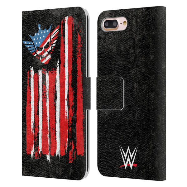 WWE Cody Rhodes American Nightmare Flag Leather Book Wallet Case Cover For Apple iPhone 7 Plus / iPhone 8 Plus
