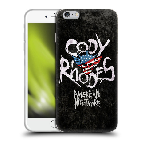 WWE Cody Rhodes Distressed Name Soft Gel Case for Apple iPhone 6 Plus / iPhone 6s Plus