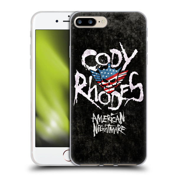 WWE Cody Rhodes Distressed Name Soft Gel Case for Apple iPhone 7 Plus / iPhone 8 Plus