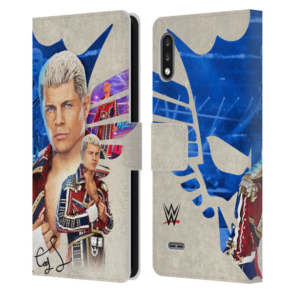 WWE Cody Rhodes Superstar Graphics Leather Book Wallet Case Cover For LG K22