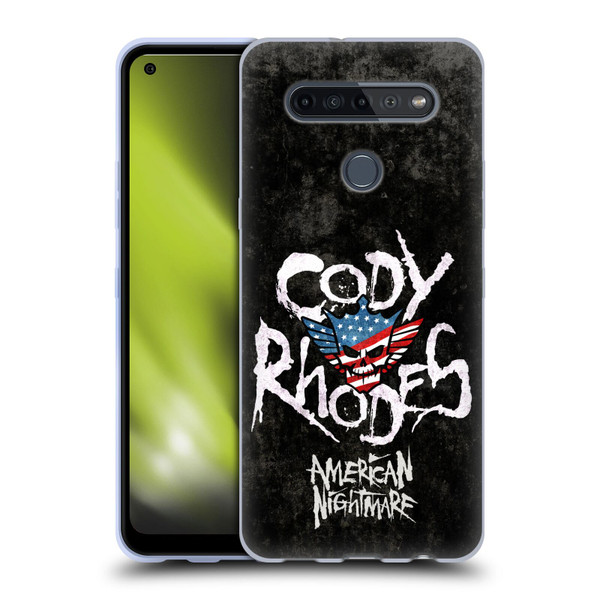 WWE Cody Rhodes Distressed Name Soft Gel Case for LG K51S