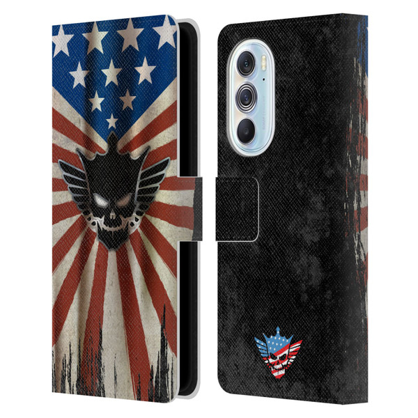 WWE Cody Rhodes Distressed Flag Leather Book Wallet Case Cover For Motorola Edge X30