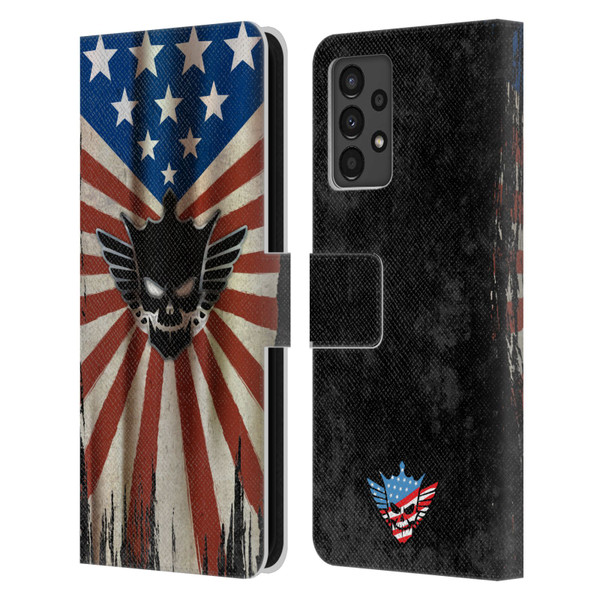 WWE Cody Rhodes Distressed Flag Leather Book Wallet Case Cover For Samsung Galaxy A13 (2022)