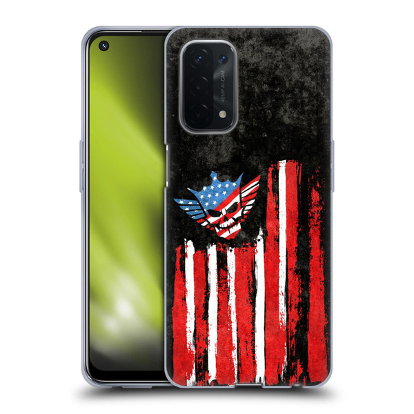 WWE Cody Rhodes Superstar Flag Soft Gel Case for OPPO A54 5G