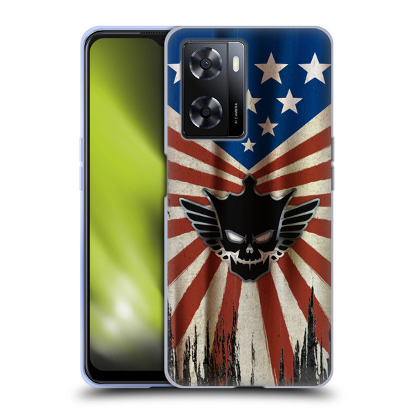 WWE Cody Rhodes Distressed Flag Soft Gel Case for OPPO A57s