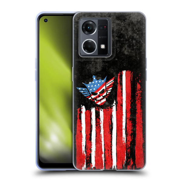 WWE Cody Rhodes Superstar Flag Soft Gel Case for OPPO Reno8 4G