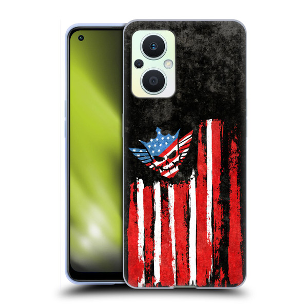 WWE Cody Rhodes Superstar Flag Soft Gel Case for OPPO Reno8 Lite