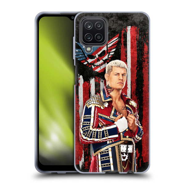 WWE Cody Rhodes American Nightmare Flag Soft Gel Case for Samsung Galaxy A12 (2020)