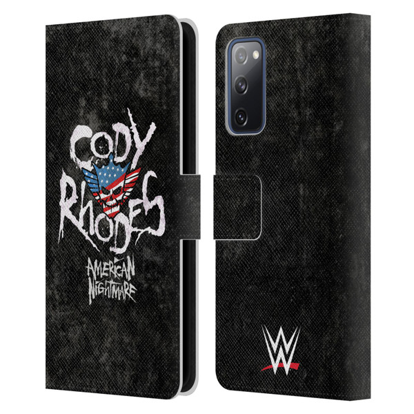 WWE Cody Rhodes Distressed Name Leather Book Wallet Case Cover For Samsung Galaxy S20 FE / 5G