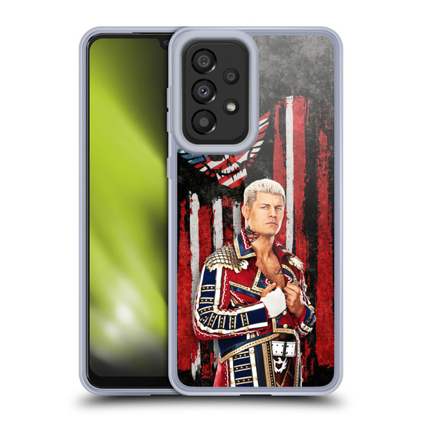 WWE Cody Rhodes American Nightmare Flag Soft Gel Case for Samsung Galaxy A33 5G (2022)