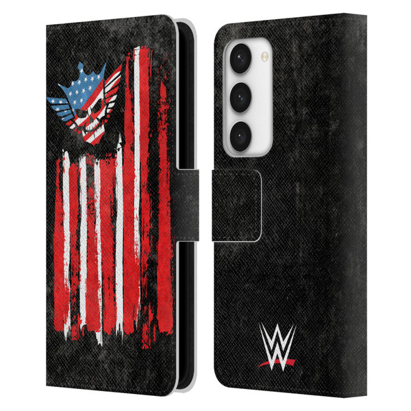 WWE Cody Rhodes American Nightmare Flag Leather Book Wallet Case Cover For Samsung Galaxy S23 5G