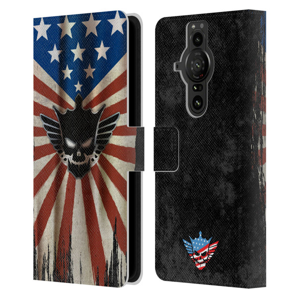 WWE Cody Rhodes Distressed Flag Leather Book Wallet Case Cover For Sony Xperia Pro-I