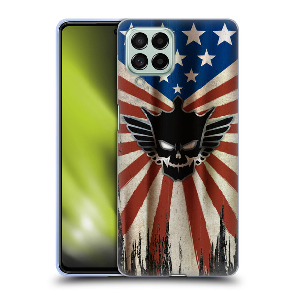 WWE Cody Rhodes Distressed Flag Soft Gel Case for Samsung Galaxy M53 (2022)