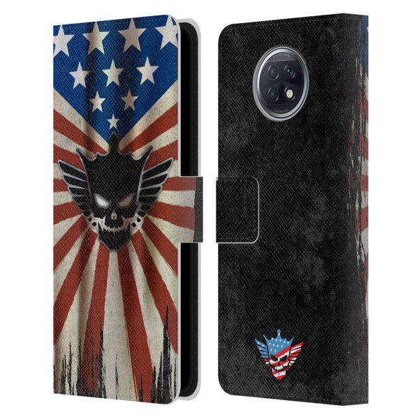 WWE Cody Rhodes Distressed Flag Leather Book Wallet Case Cover For Xiaomi Redmi Note 9T 5G
