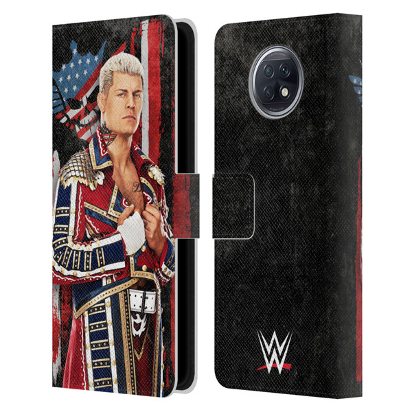 WWE Cody Rhodes Superstar Flag Leather Book Wallet Case Cover For Xiaomi Redmi Note 9T 5G