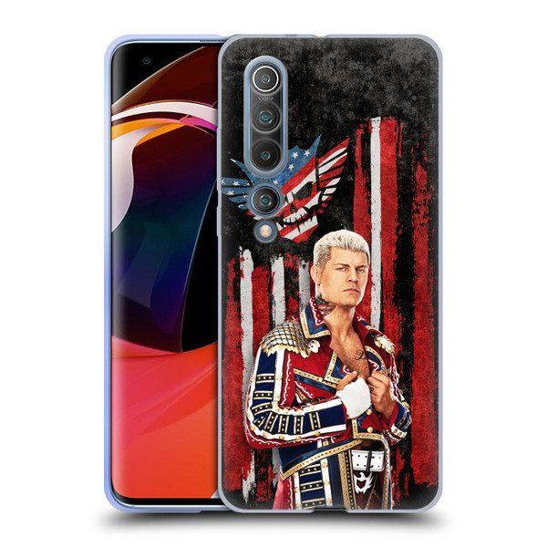 WWE Cody Rhodes American Nightmare Flag Soft Gel Case for Xiaomi Mi 10 5G / Mi 10 Pro 5G