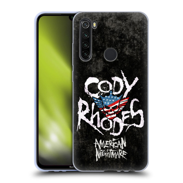 WWE Cody Rhodes Distressed Name Soft Gel Case for Xiaomi Redmi Note 8T