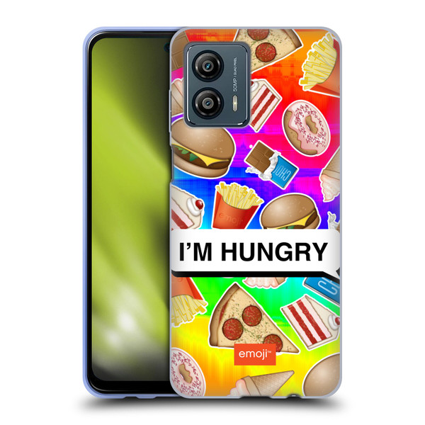 emoji® Food Hungry Soft Gel Case for Motorola Moto G53 5G