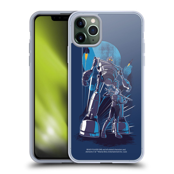 Ready Player One Graphics Iron Giant Soft Gel Case for Apple iPhone 11 Pro Max