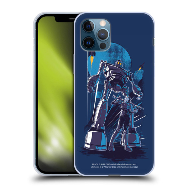 Ready Player One Graphics Iron Giant Soft Gel Case for Apple iPhone 12 / iPhone 12 Pro