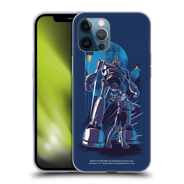 Ready Player One Graphics Iron Giant Soft Gel Case for Apple iPhone 12 Pro Max