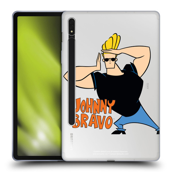 Johnny Bravo Graphics Character Soft Gel Case for Samsung Galaxy Tab S8
