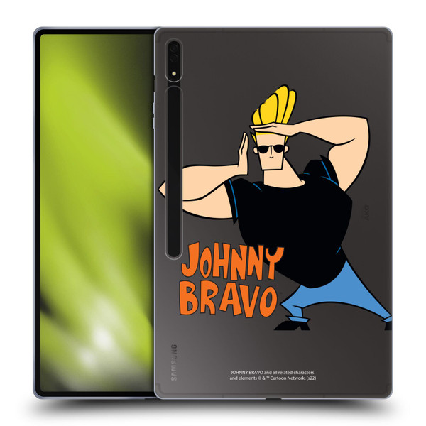 Johnny Bravo Graphics Character Soft Gel Case for Samsung Galaxy Tab S8 Ultra