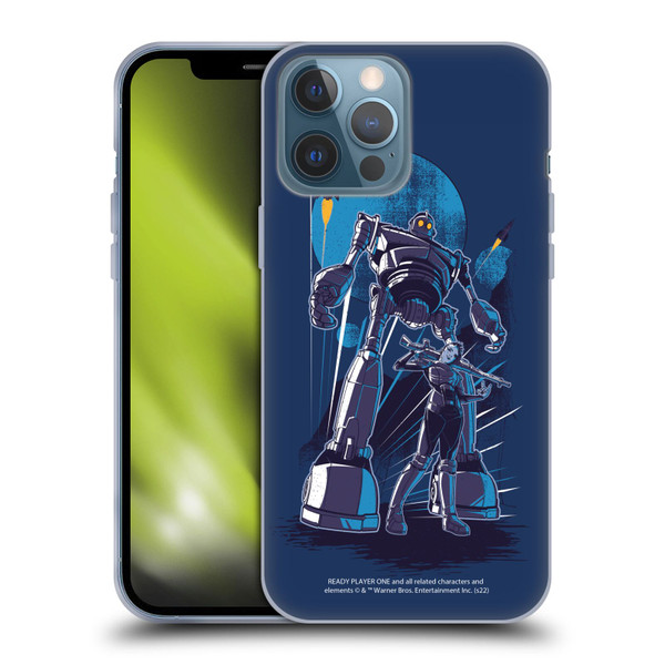 Ready Player One Graphics Iron Giant Soft Gel Case for Apple iPhone 13 Pro Max