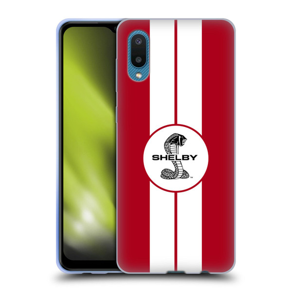Shelby Car Graphics 1965 427 S/C Red Soft Gel Case for Samsung Galaxy A02/M02 (2021)