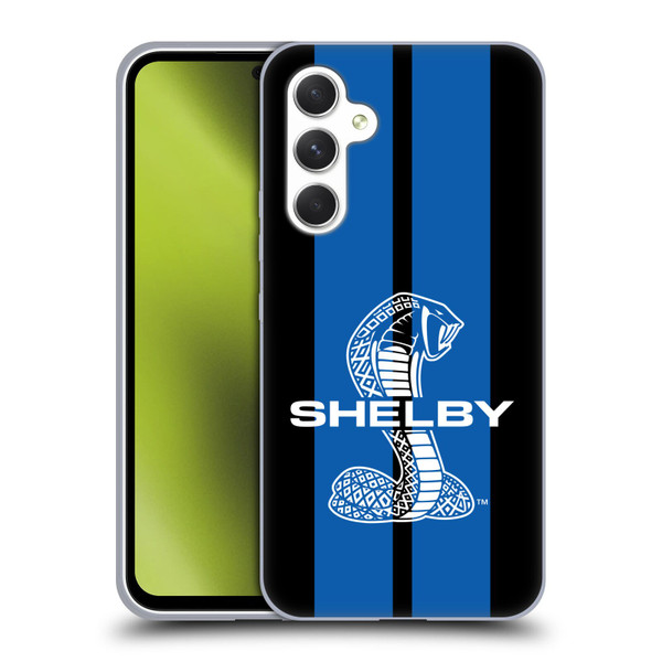 Shelby Car Graphics Blue Soft Gel Case for Samsung Galaxy A54 5G
