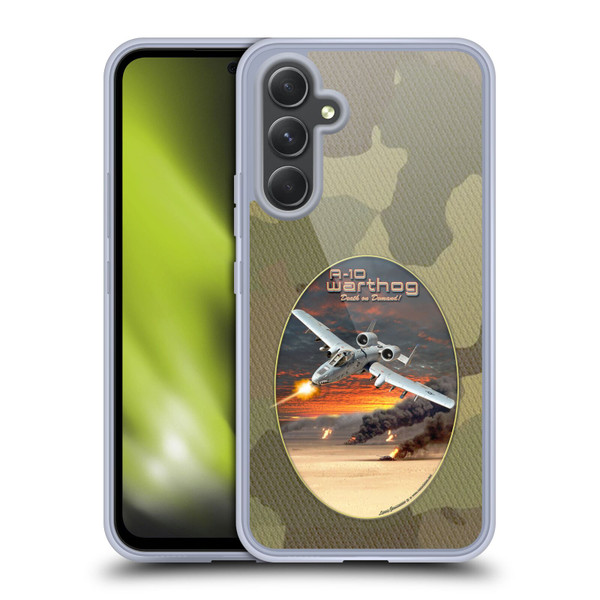 Larry Grossman Retro Collection A-10 Warthog Soft Gel Case for Samsung Galaxy A54 5G