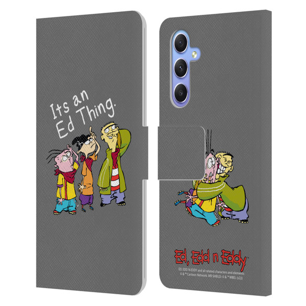 Ed, Edd, n Eddy Graphics It's An Ed Thing Leather Book Wallet Case Cover For Samsung Galaxy A34 5G