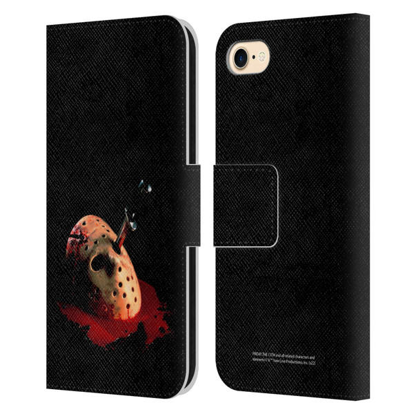 Friday the 13th: The Final Chapter Key Art Poster Leather Book Wallet Case Cover For Apple iPhone 7 / 8 / SE 2020 & 2022