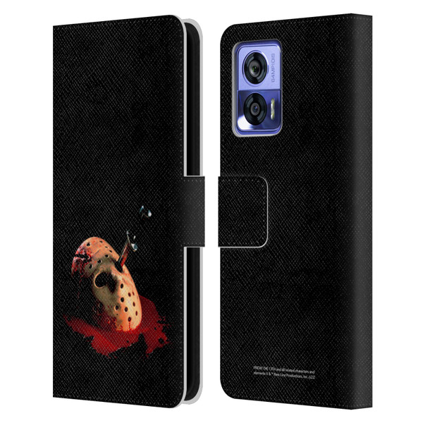 Friday the 13th: The Final Chapter Key Art Poster Leather Book Wallet Case Cover For Motorola Edge 30 Neo 5G