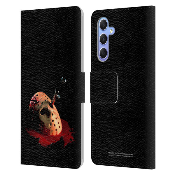 Friday the 13th: The Final Chapter Key Art Poster Leather Book Wallet Case Cover For Samsung Galaxy A34 5G