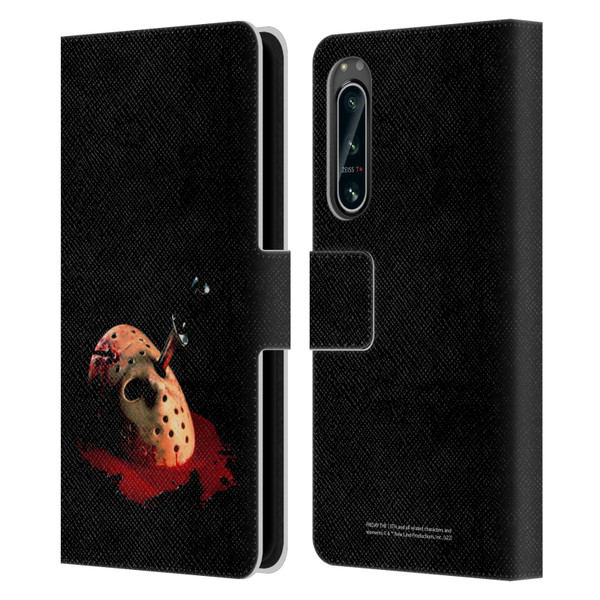 Friday the 13th: The Final Chapter Key Art Poster Leather Book Wallet Case Cover For Sony Xperia 5 IV