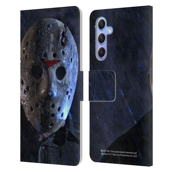 Friday the 13th: A New Beginning Graphics Jason Leather Book Wallet Case Cover For Samsung Galaxy A34 5G