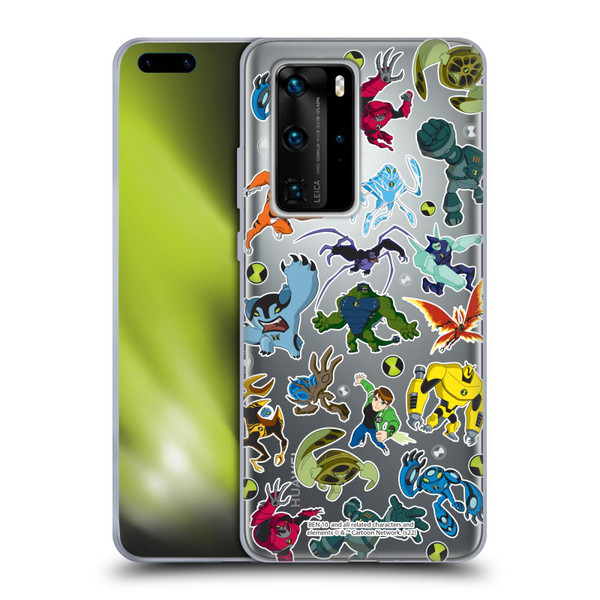 Ben 10: Ultimate Alien Graphics Alien Pattern Soft Gel Case for Huawei P40 Pro / P40 Pro Plus 5G