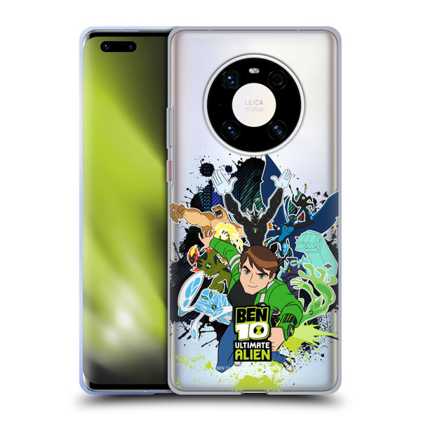 Ben 10: Ultimate Alien Graphics Character Art Soft Gel Case for Huawei Mate 40 Pro 5G