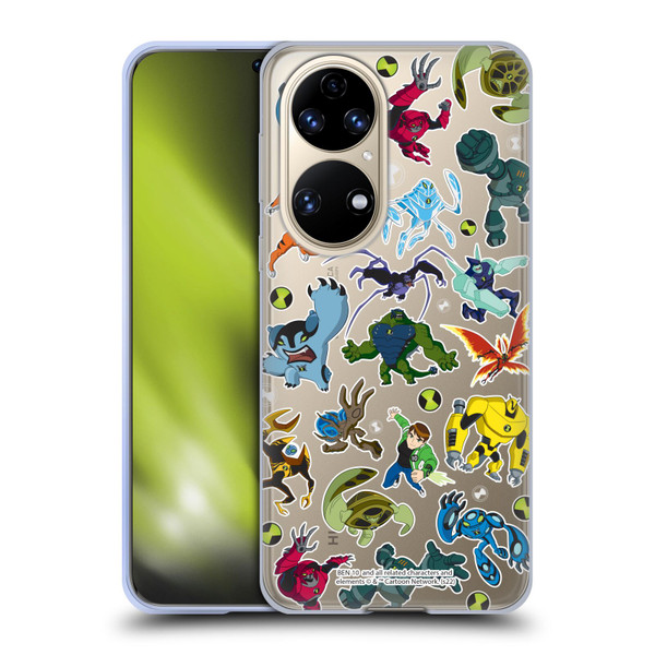 Ben 10: Ultimate Alien Graphics Alien Pattern Soft Gel Case for Huawei P50