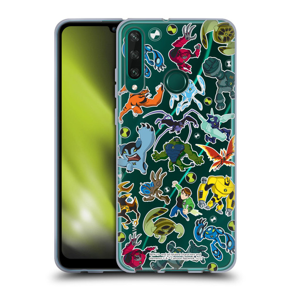 Ben 10: Ultimate Alien Graphics Alien Pattern Soft Gel Case for Huawei Y6p