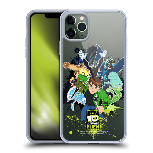 Ben 10: Ultimate Alien Graphics Character Art Soft Gel Case for Apple iPhone 11 Pro Max